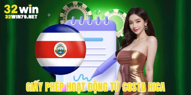 Giấy phép cấp từ chính phủ Costa Rica rất tin cậy